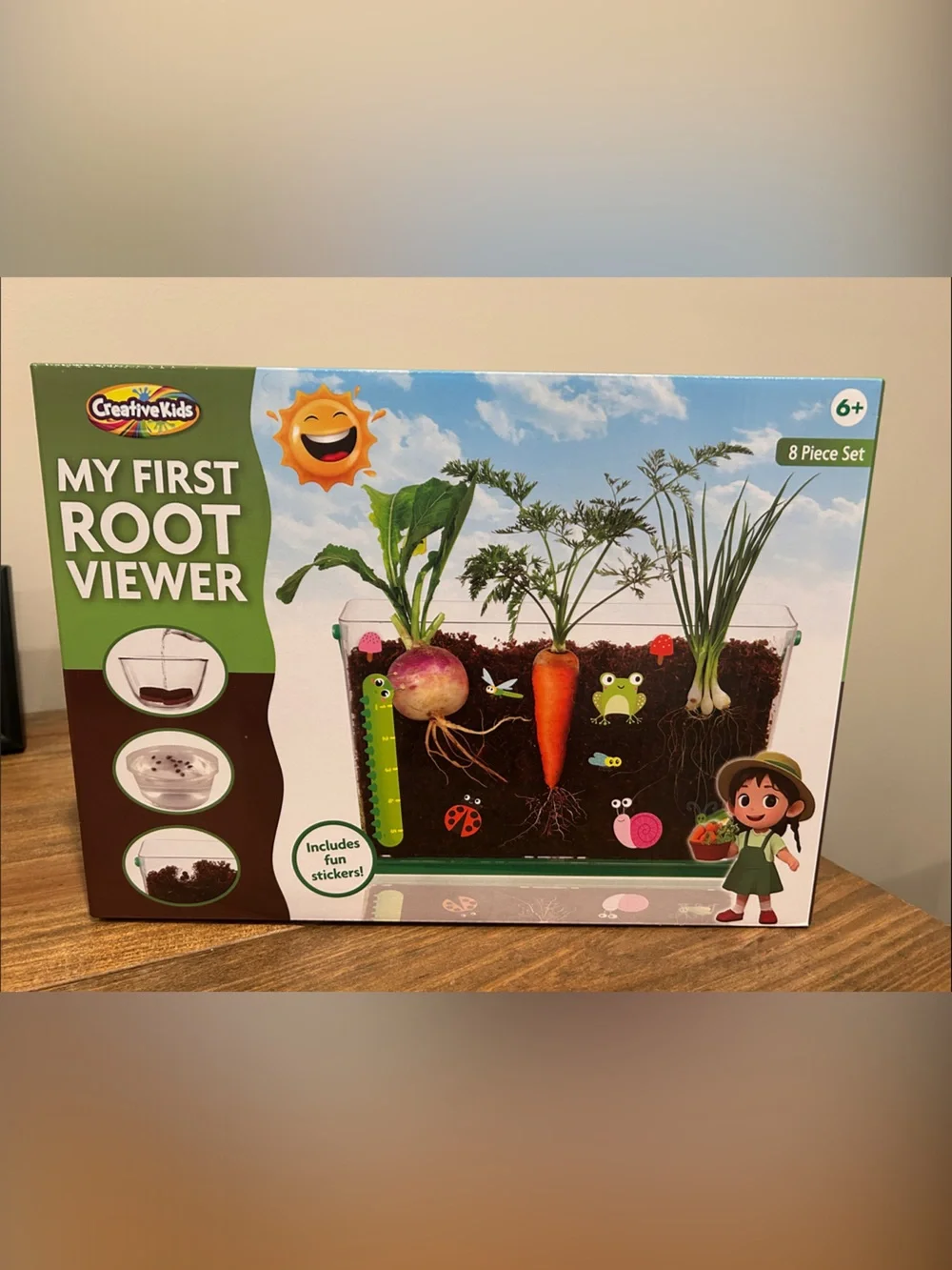 My First Root Viewer -Creative Kids Organic, Seeds, An easy & fun 8 piece set